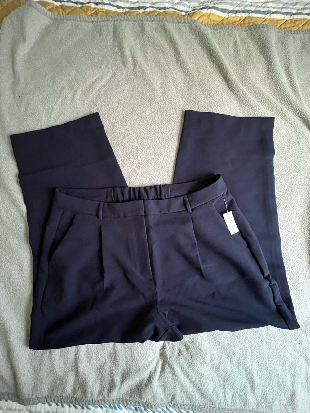 Women’s Dress Pant Plus 24W Old Navy Blue Polyester/Rayon Blend New With Tag NWT